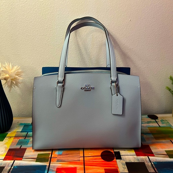 🩵💙🩵NWT Two Tone Blue Coach Carryall 🩵💙🩵 - Picture 8 of 13